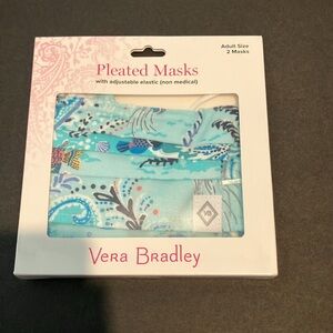 2 Pleated Vera Bradley Mask